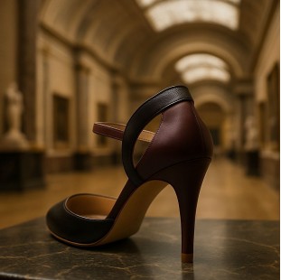 C920 - leather Pump Sandal